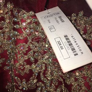 Reddish-Maroon dress!